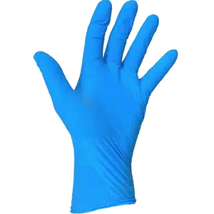 blue Vinyl Examination gloves