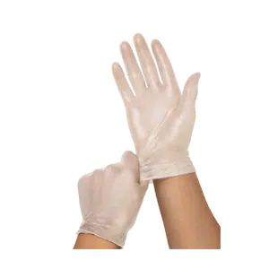 Clear Vinyl Examination Gloves